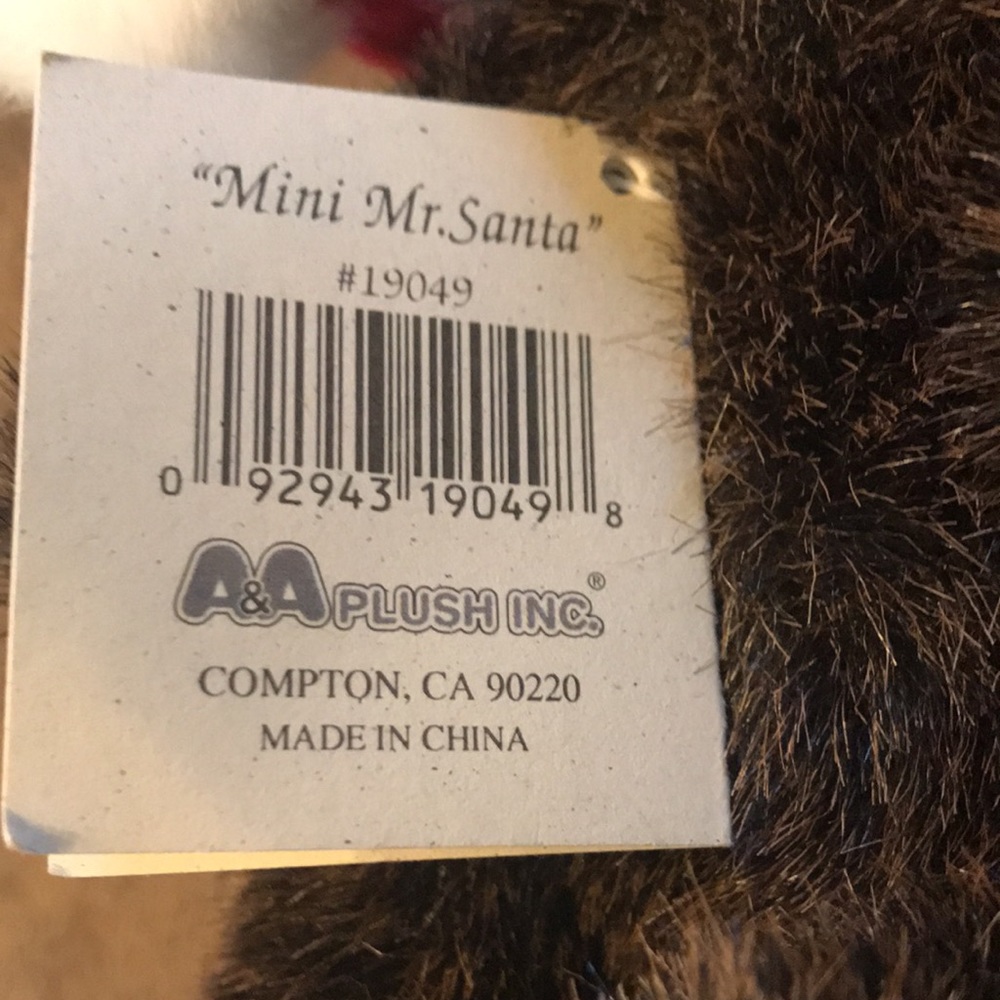 Mini Mr. Santa bear - Picture 3 of 3